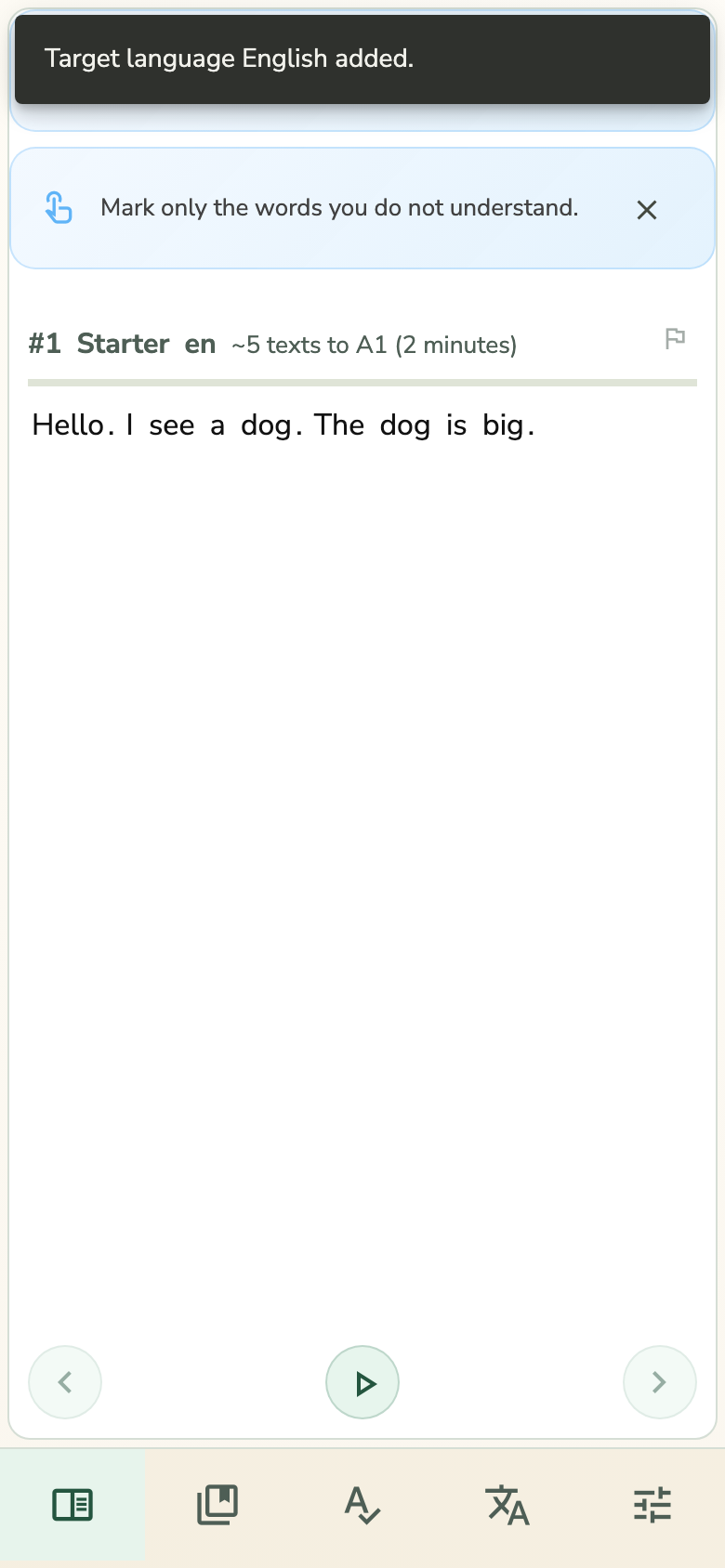 What does a reading session look like?