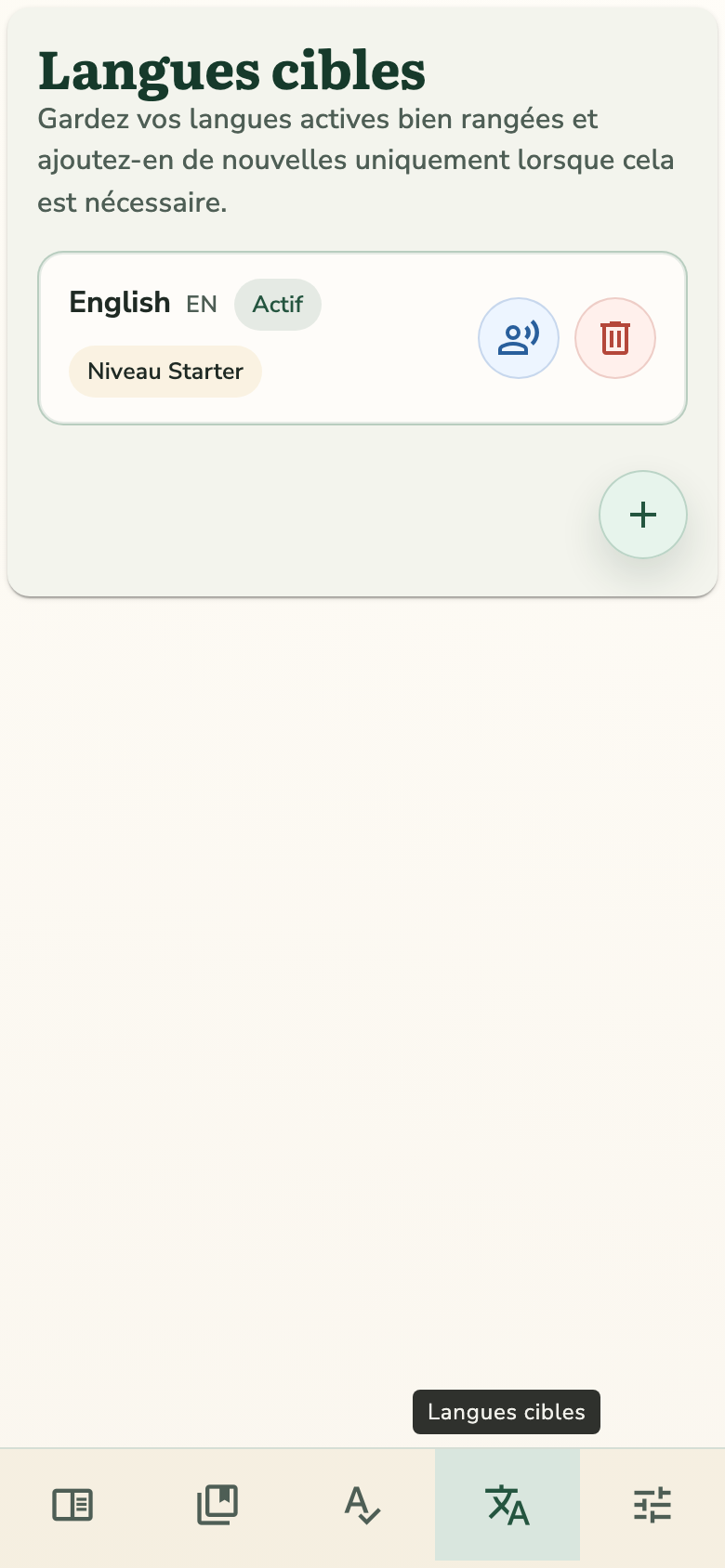 Quelles langues sont prises en charge ?