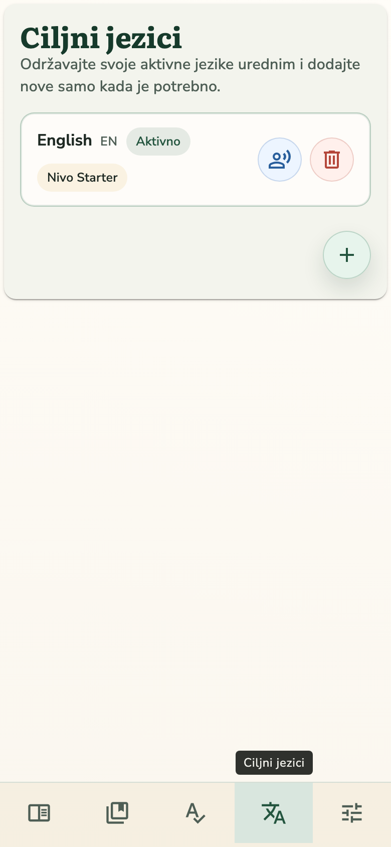 Koji jezici su podržani?